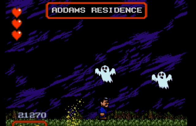 Графика в игре The Addams Family для Mega Drive