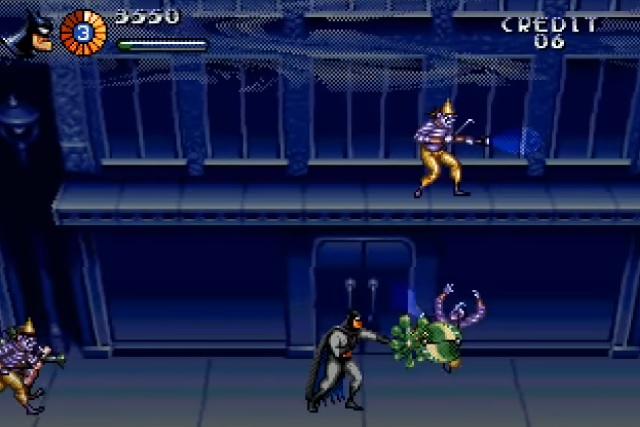 Графика в игре The Adventures of Batman and Robin для Mega Drive
