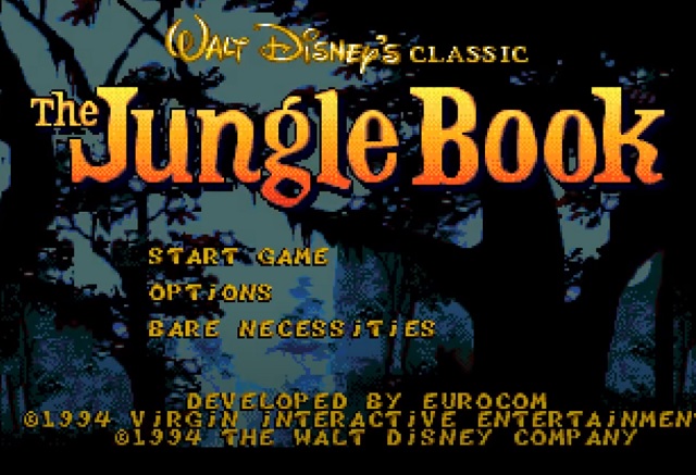 Мини-обзор The Jungle Book для Mega Drive