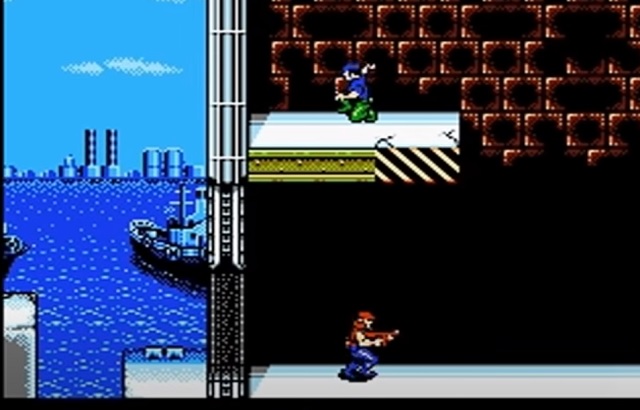 Графика в игре Contra Force для NES
