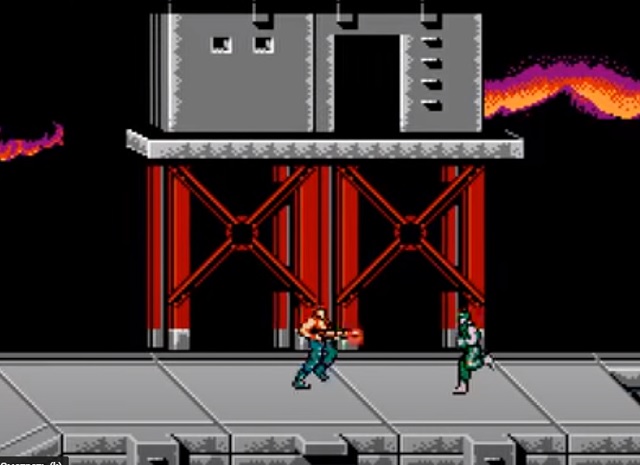 Графика в игре Super Contra для NES