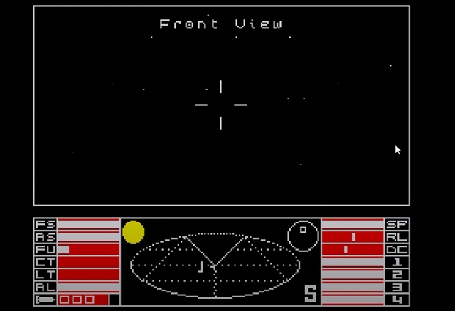 Мини-обзор Elite для ZX Spectrum