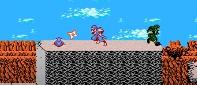 Графика в игре Ninja Gaiden для NES